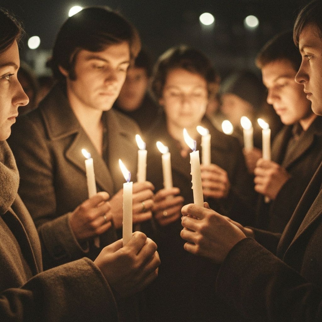 Candlelight vigil, 1970s peace movement